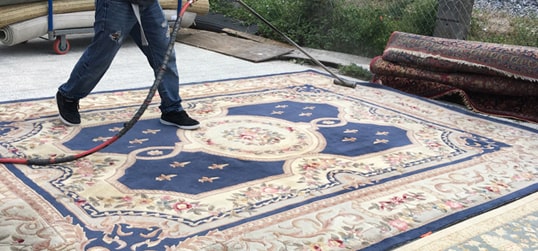 Rug Dusting Process